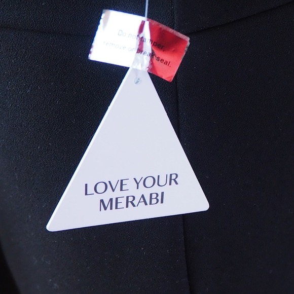 NWT Nadine Merabi Cindy Flower Detail Cocktail Minidress Women's Sz Small Black - Picture 7 of 16